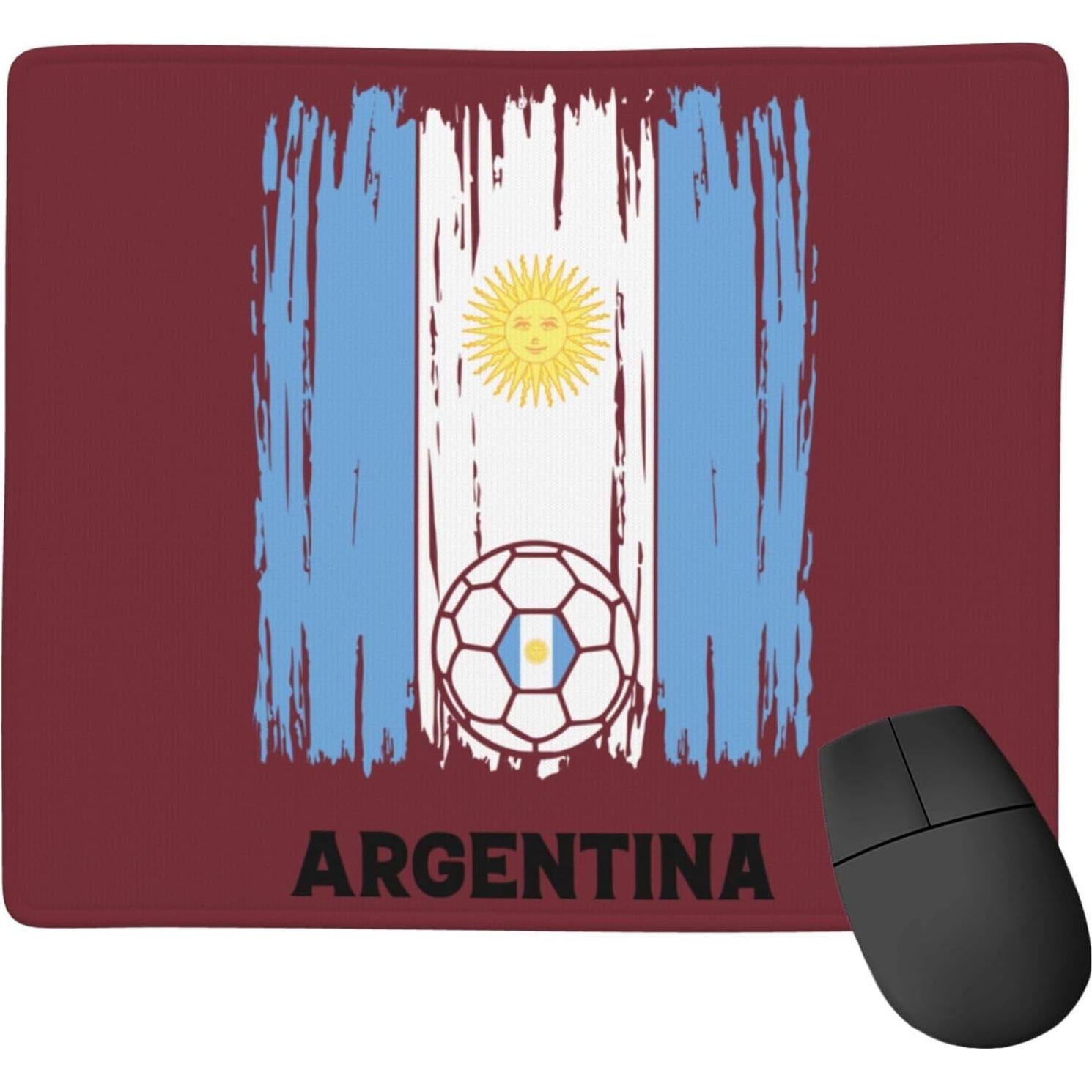 Alfombrilla de Ratón SIYTUAU Bandera de Fútbol Argentina 220x180mm