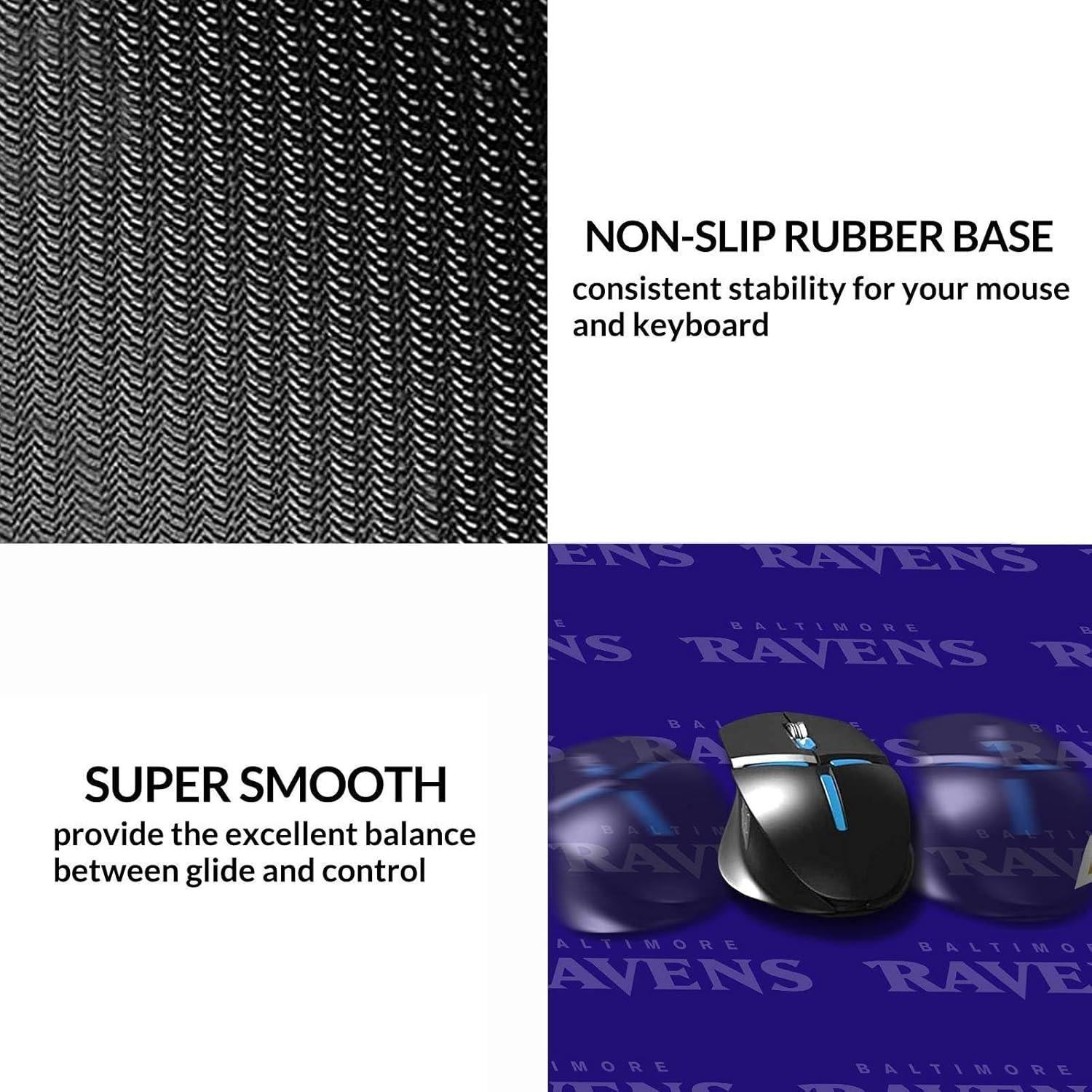 Alfombrilla de Ratón Grande Malogtan 800x300mm Antideslizante