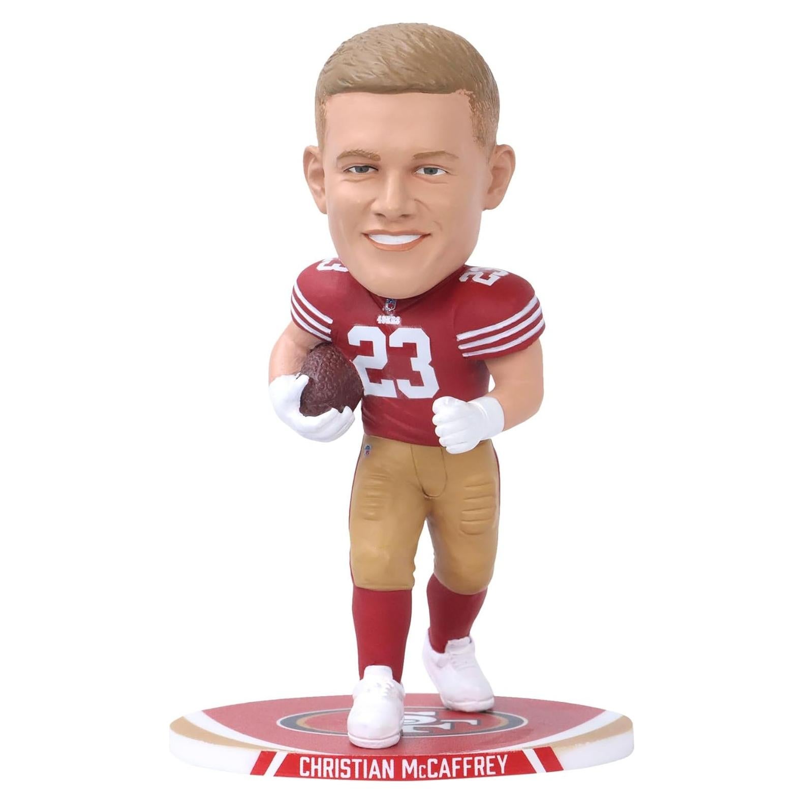 Mini Bobblehead Christian McCaffrey 12.7 cm San Francisco 49ers