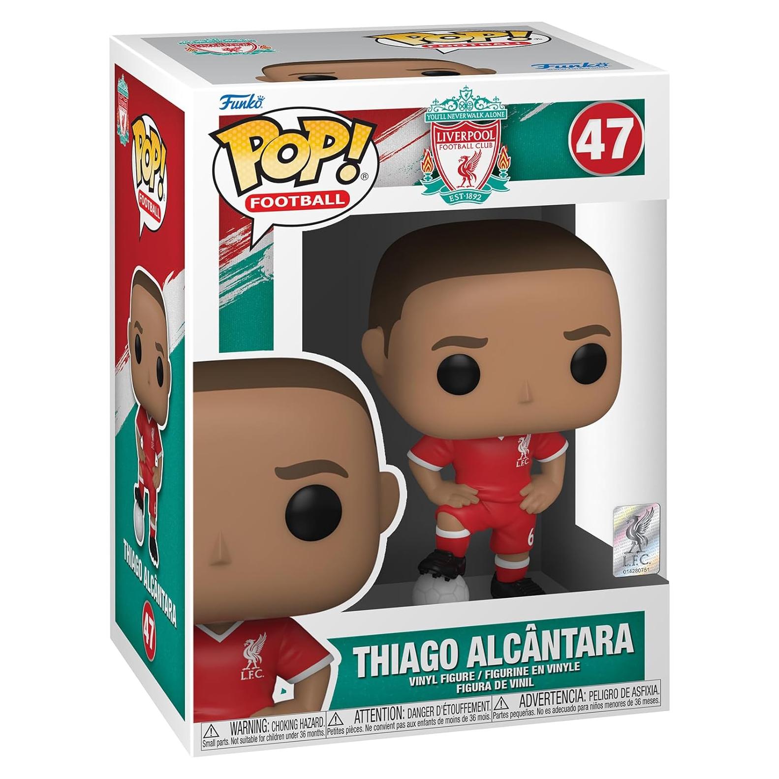 Funko POP Liverpool Thiago Alcántara 9.5 cm Coleccionable