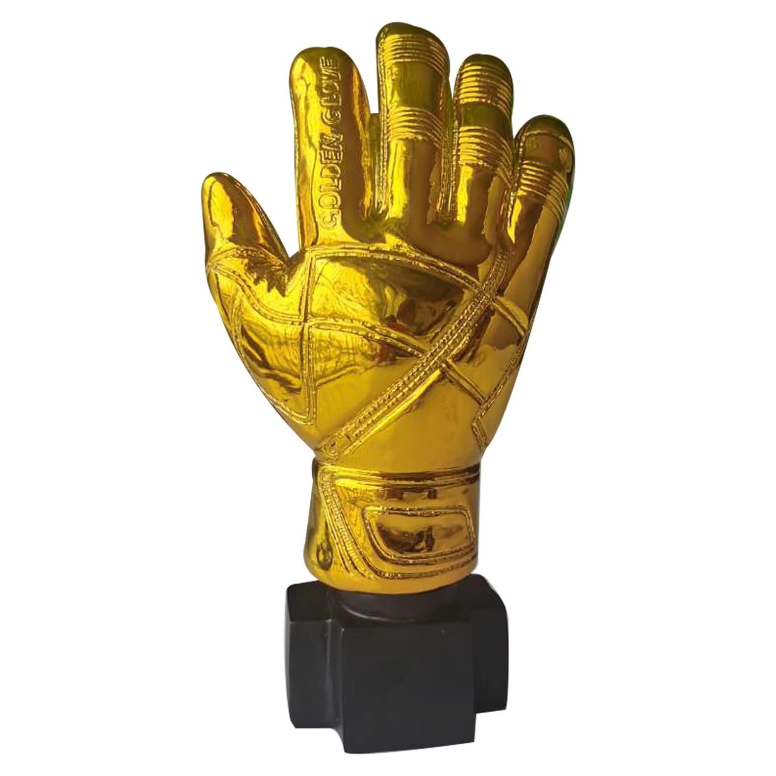 Trofeo de Portero IMIKEYA en Forma de Guante 26 cm Dorado