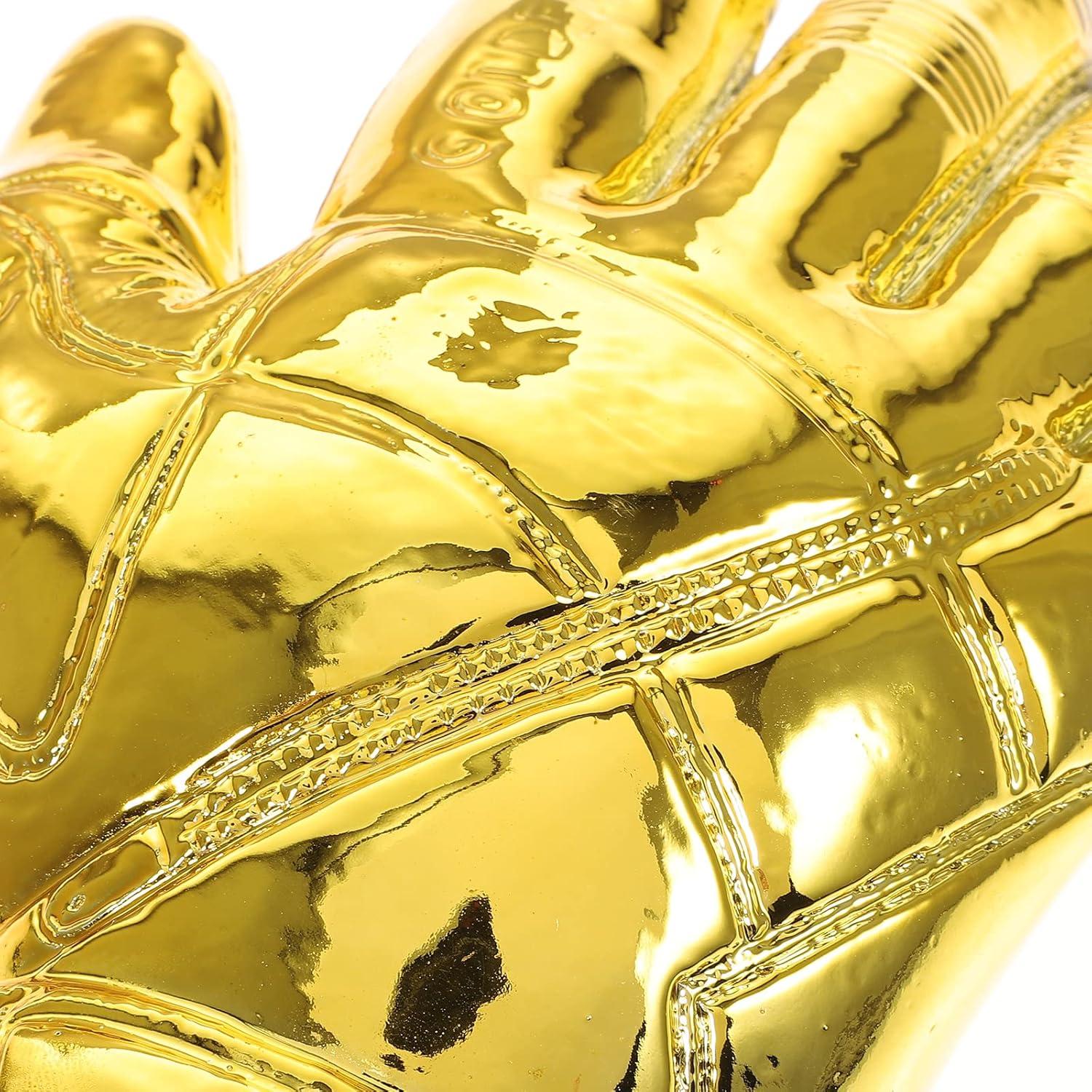 Trofeo Didiseaon de Portero en Forma de Guante Dorado 26.5 cm