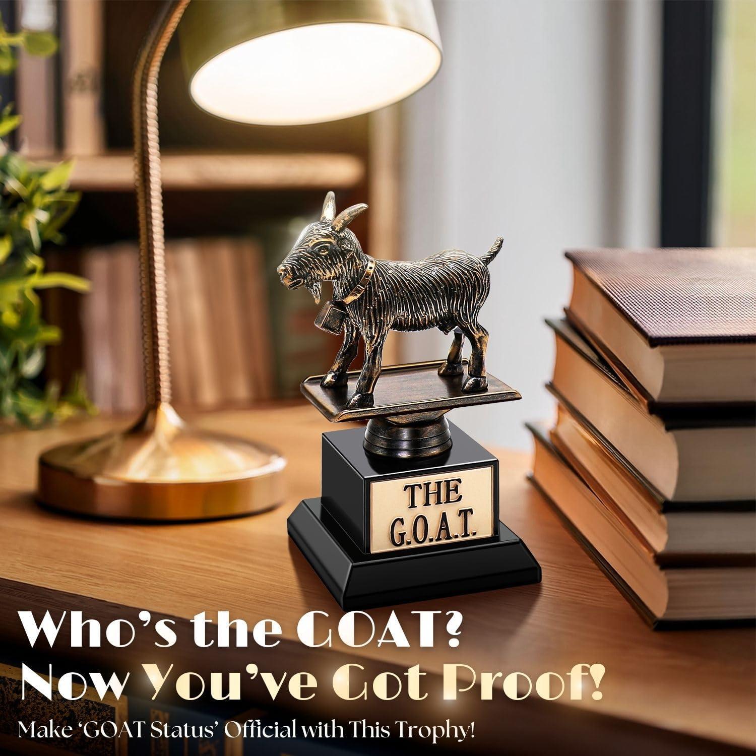 Trofeo Cabra Flexzion GOAT - Reconocimiento Divertido 20.8 cm