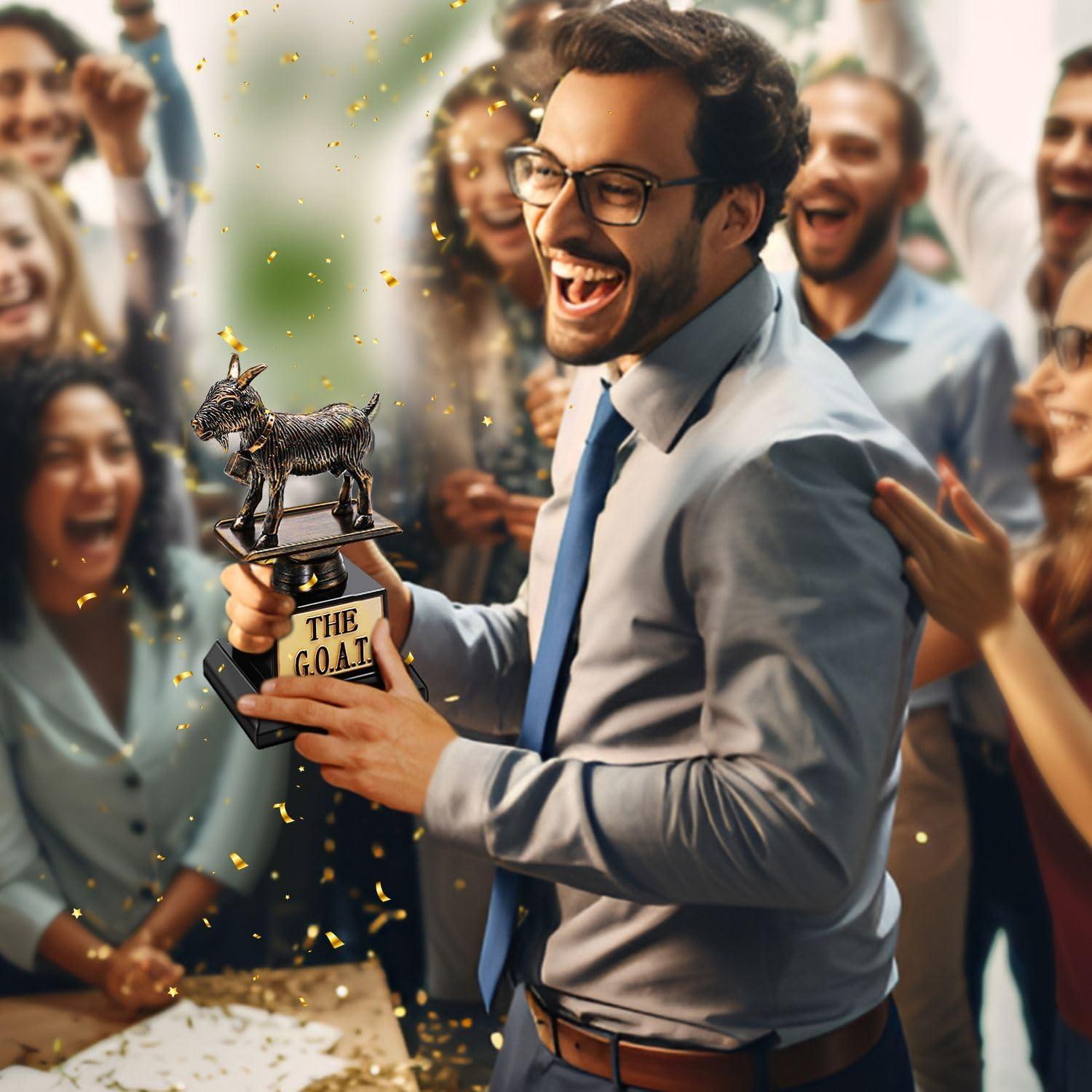 Trofeo Cabra Flexzion GOAT - Reconocimiento Divertido 20.8 cm