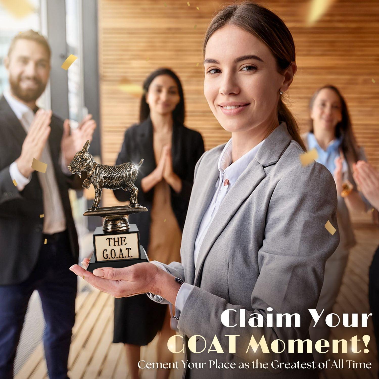 Trofeo Cabra Flexzion GOAT - Reconocimiento Divertido 20.8 cm