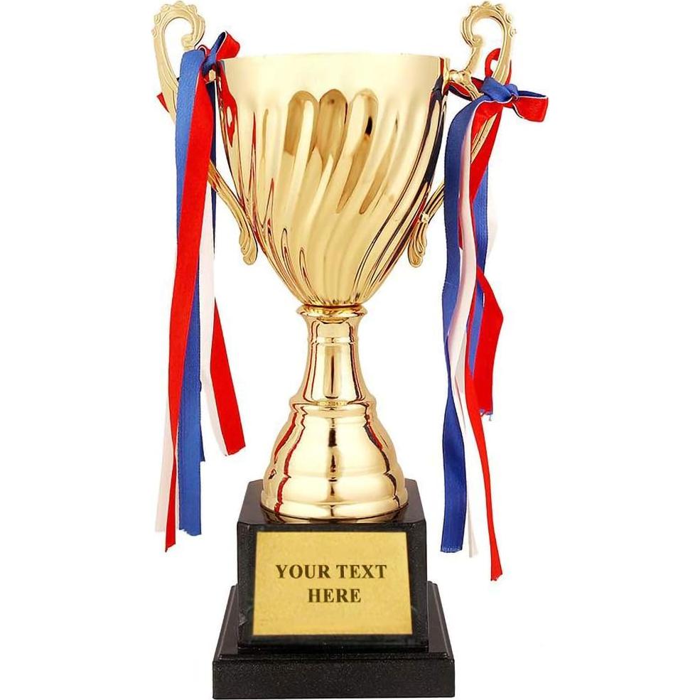 Trofeo de Oro Wrzbest 33.5cm para Fútbol y Competencias