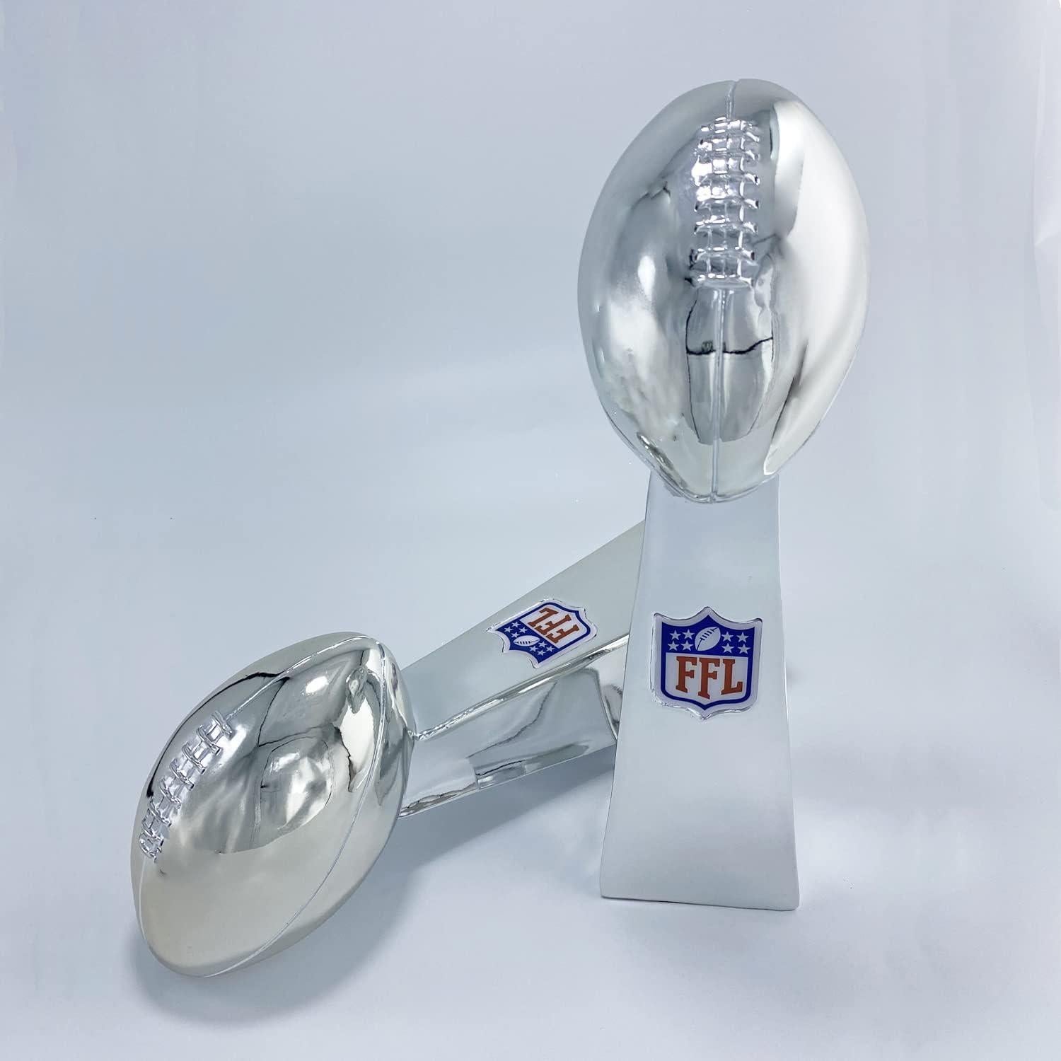 Trofeo de Fútbol Fantasía Sportzday 35.56 CM Plata Duradero