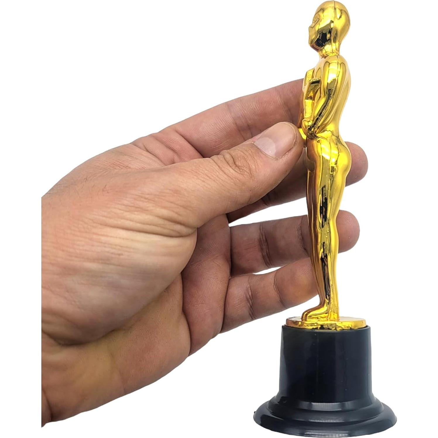 Trofeo de Premio de Oro Zugar Land 15.24 cm Plástico Dorado