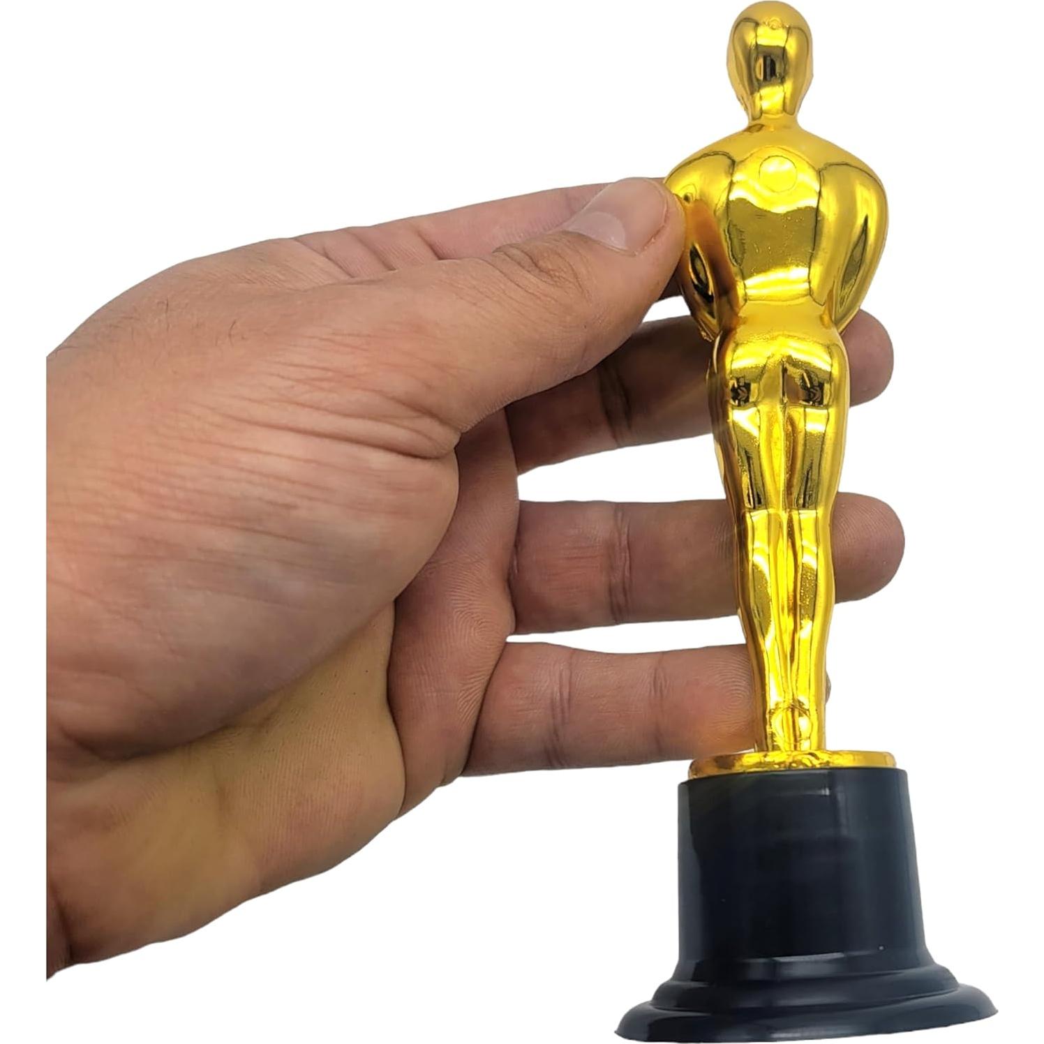 Trofeo de Premio de Oro Zugar Land 15.24 cm Plástico Dorado