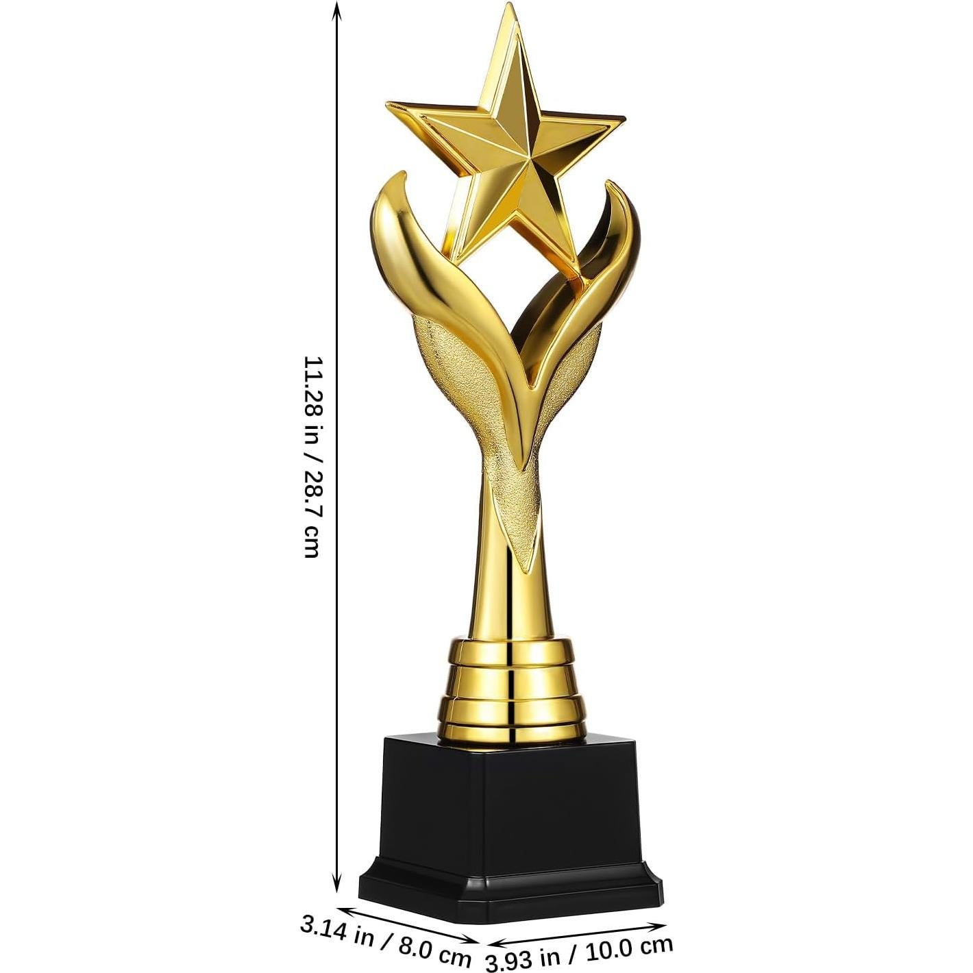 Trofeo Estrella NOLITOY 28.7 cm Dorado para Eventos