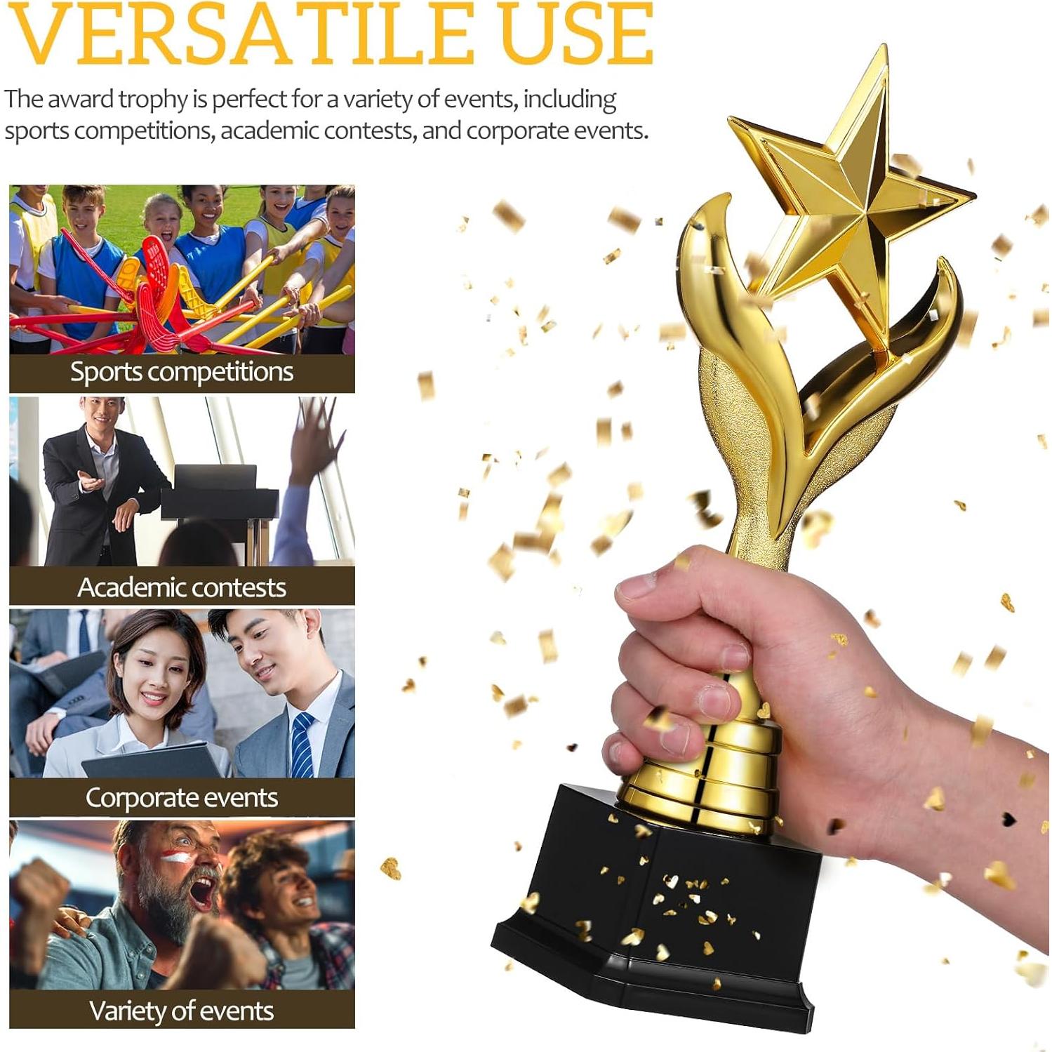 Trofeo Estrella NOLITOY 28.7 cm Dorado para Eventos