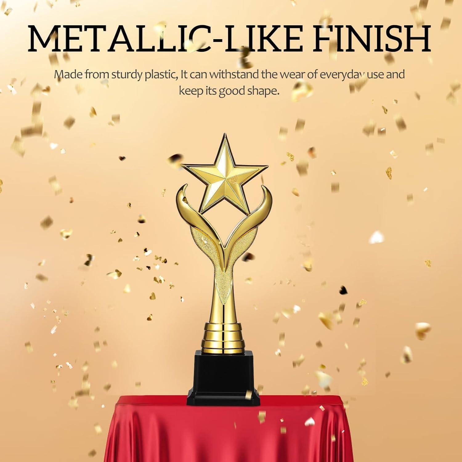 Trofeo Estrella NOLITOY 28.7 cm Dorado para Eventos