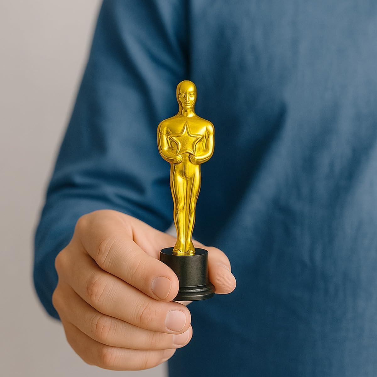 GiftExpress Paquete de 12 Trofeos de Oro 15.24 cm para Premios