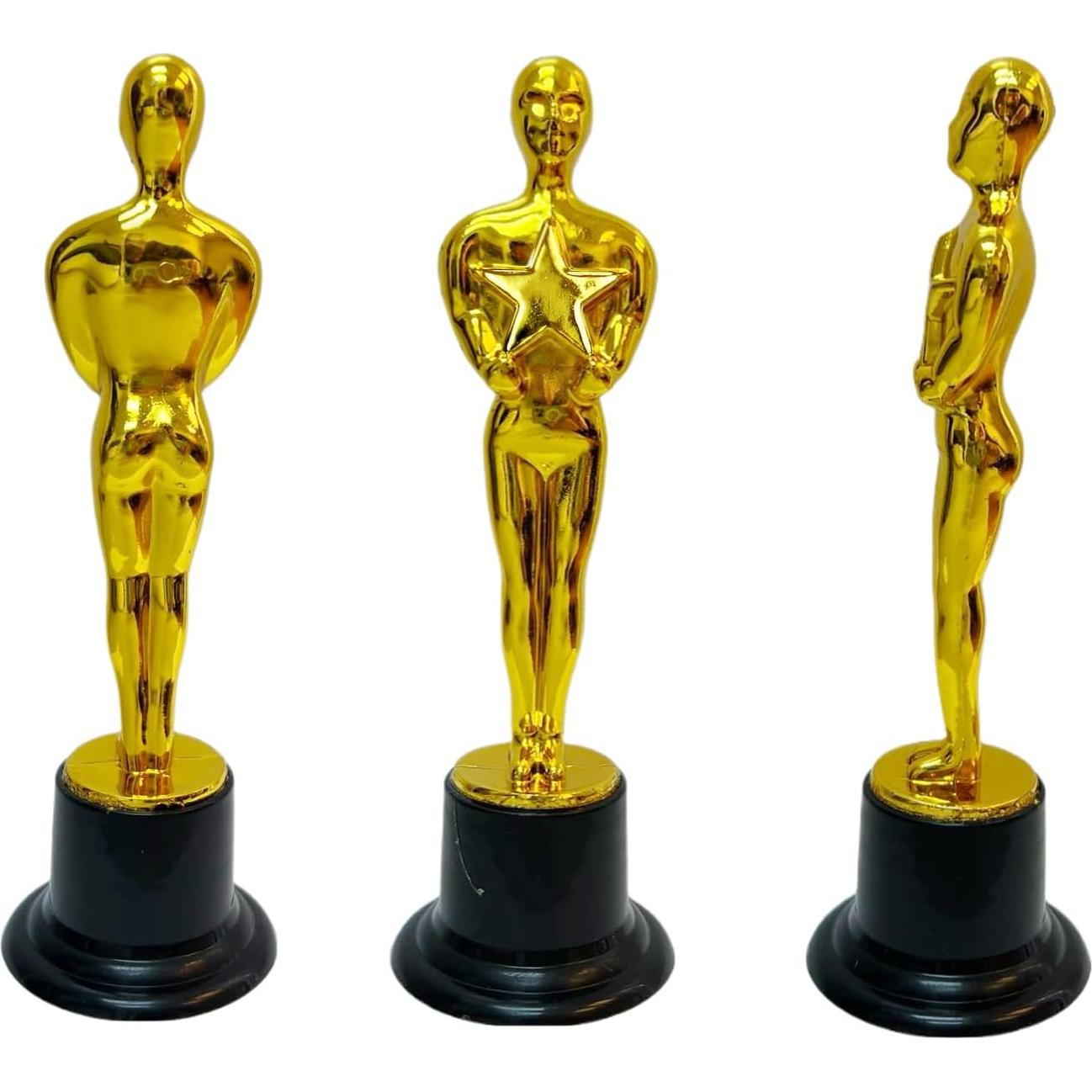 GiftExpress Paquete de 12 Trofeos de Oro 15.24 cm para Premios