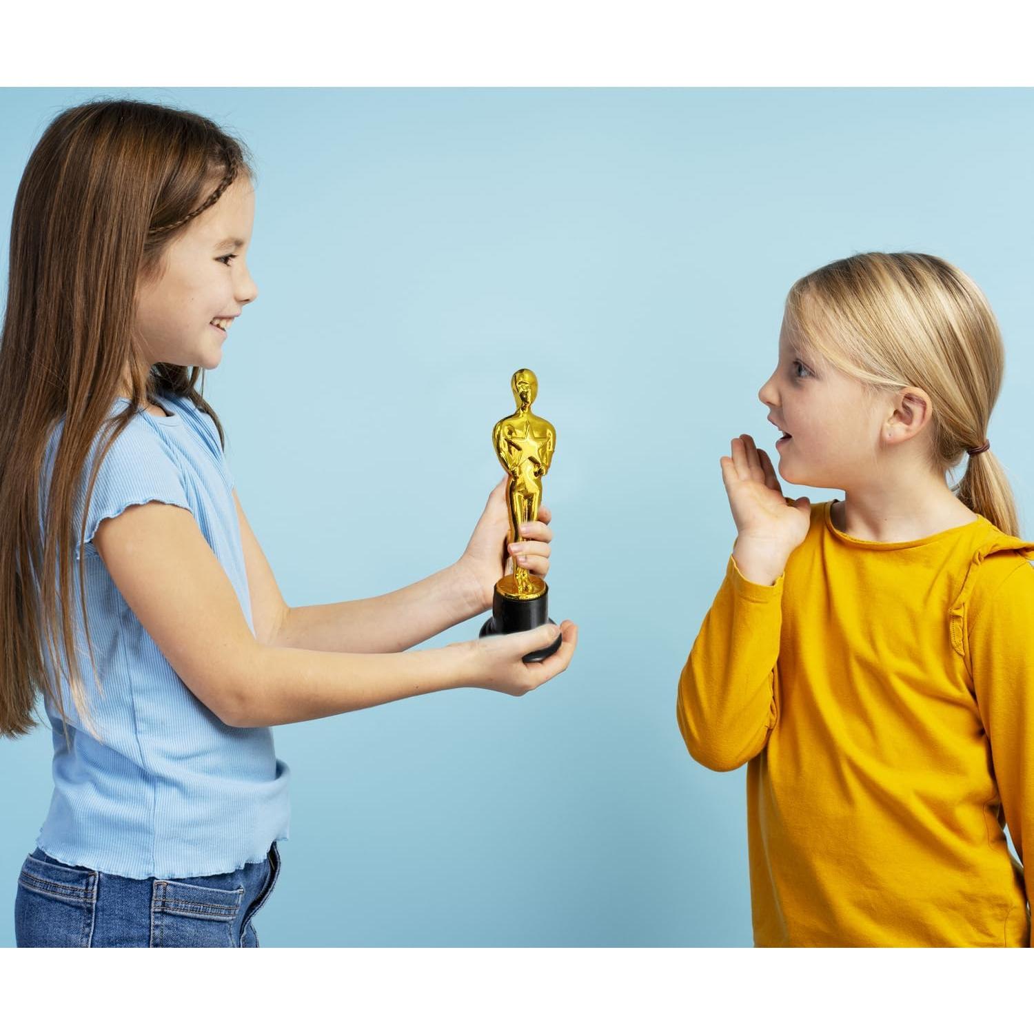 GiftExpress Paquete de 12 Trofeos de Oro 15.24 cm para Premios