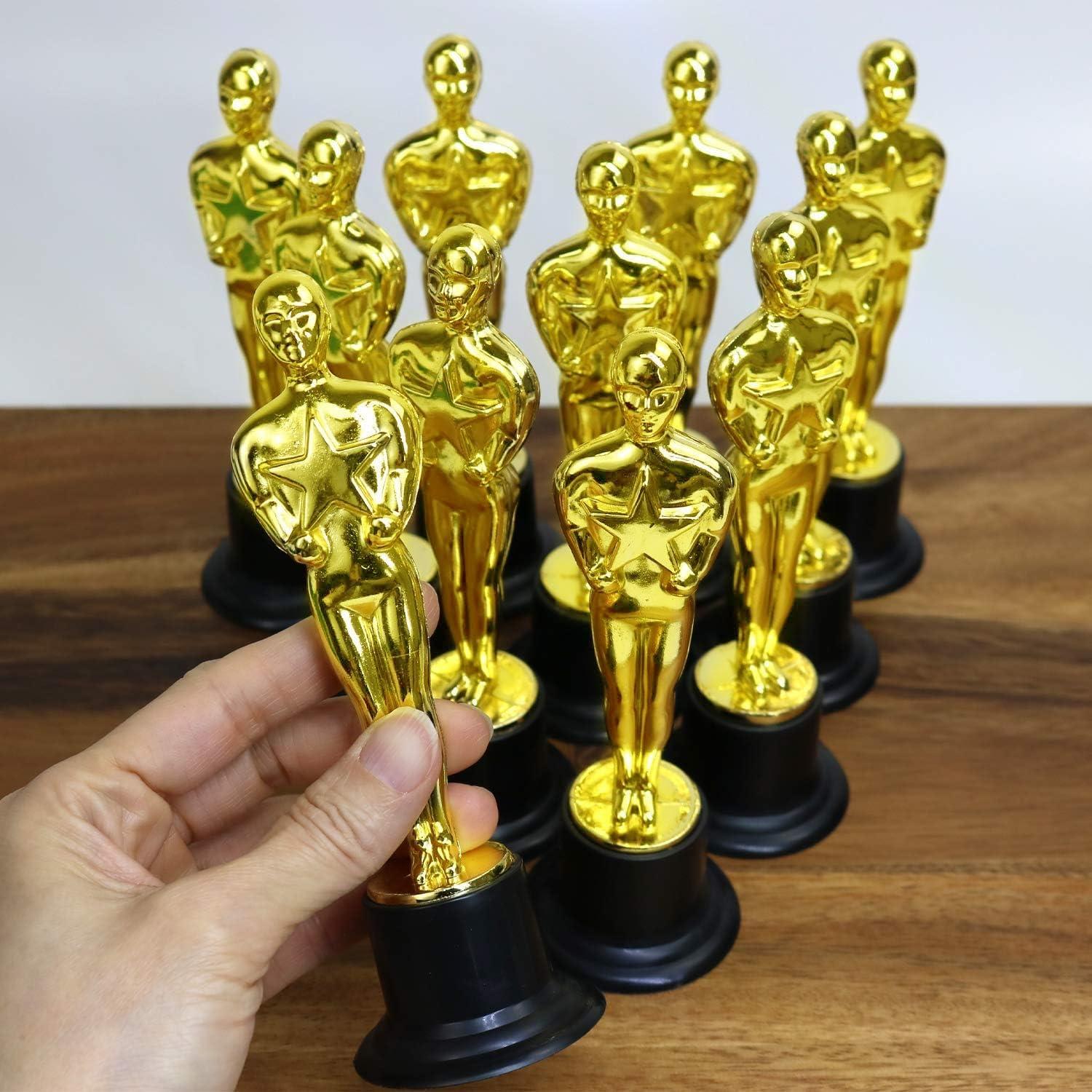 GiftExpress Paquete de 12 Trofeos de Oro 15.24 cm para Premios