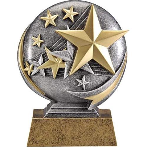 Trofeo de Resina 3D Decade Awards 12.7 cm Personalizado