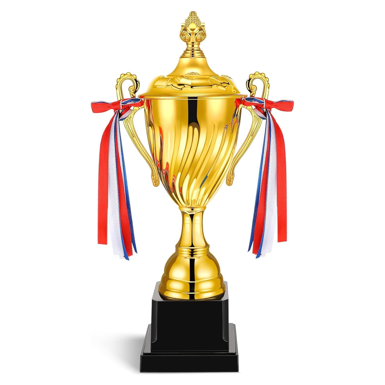 Copa Trofeo Grande Inbagi 35 cm Dorado para Eventos