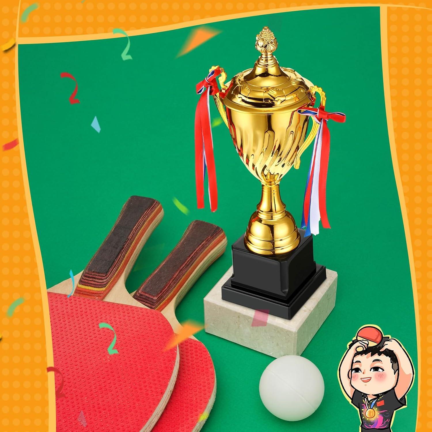 Copa Trofeo Grande Inbagi 35 cm Dorado para Eventos