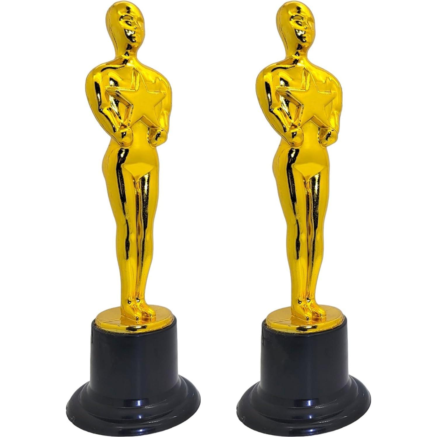 Trofeos de Premio de Oro Zugar Land - Paquete de 2, 15.24 cm