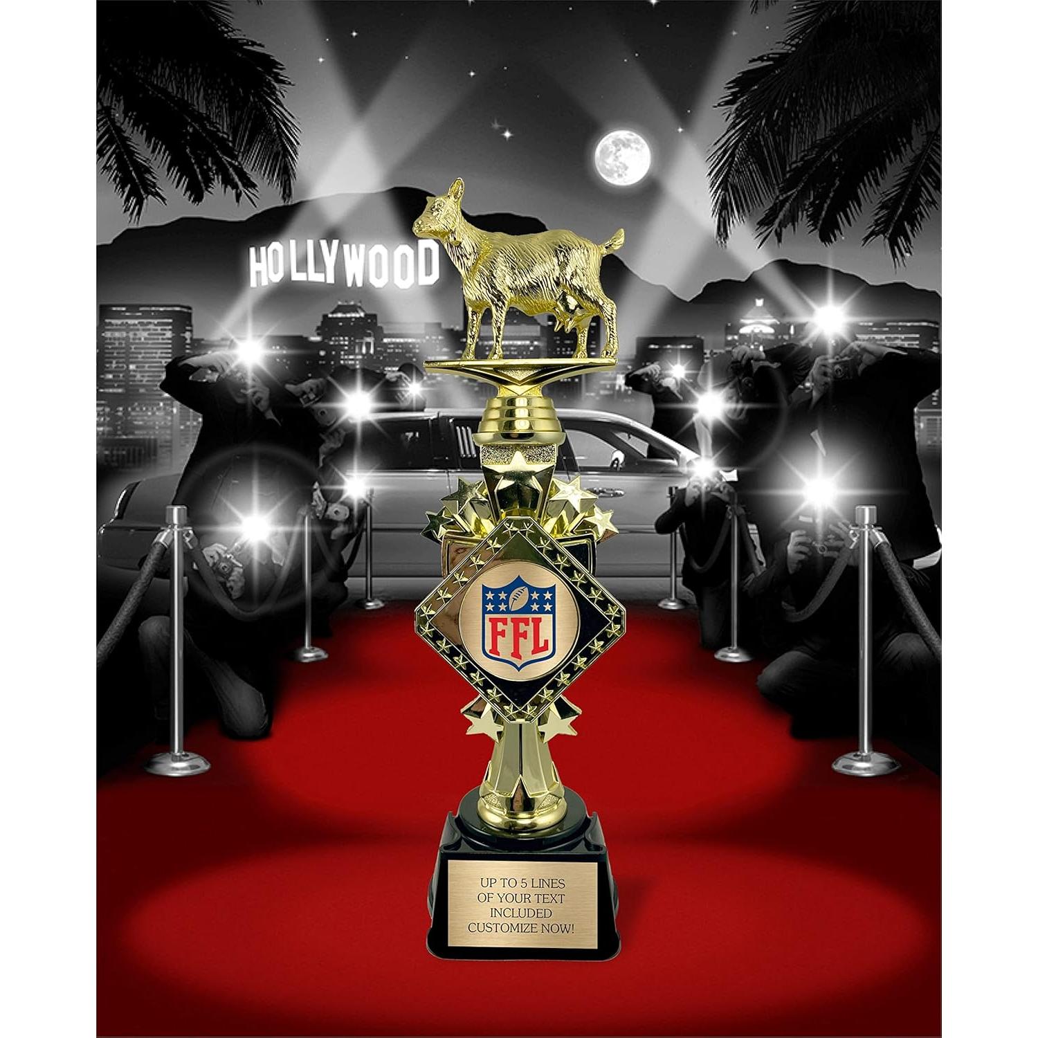 Trofeo de Fútbol Fantasía Personalizable Awards4U 33 cm