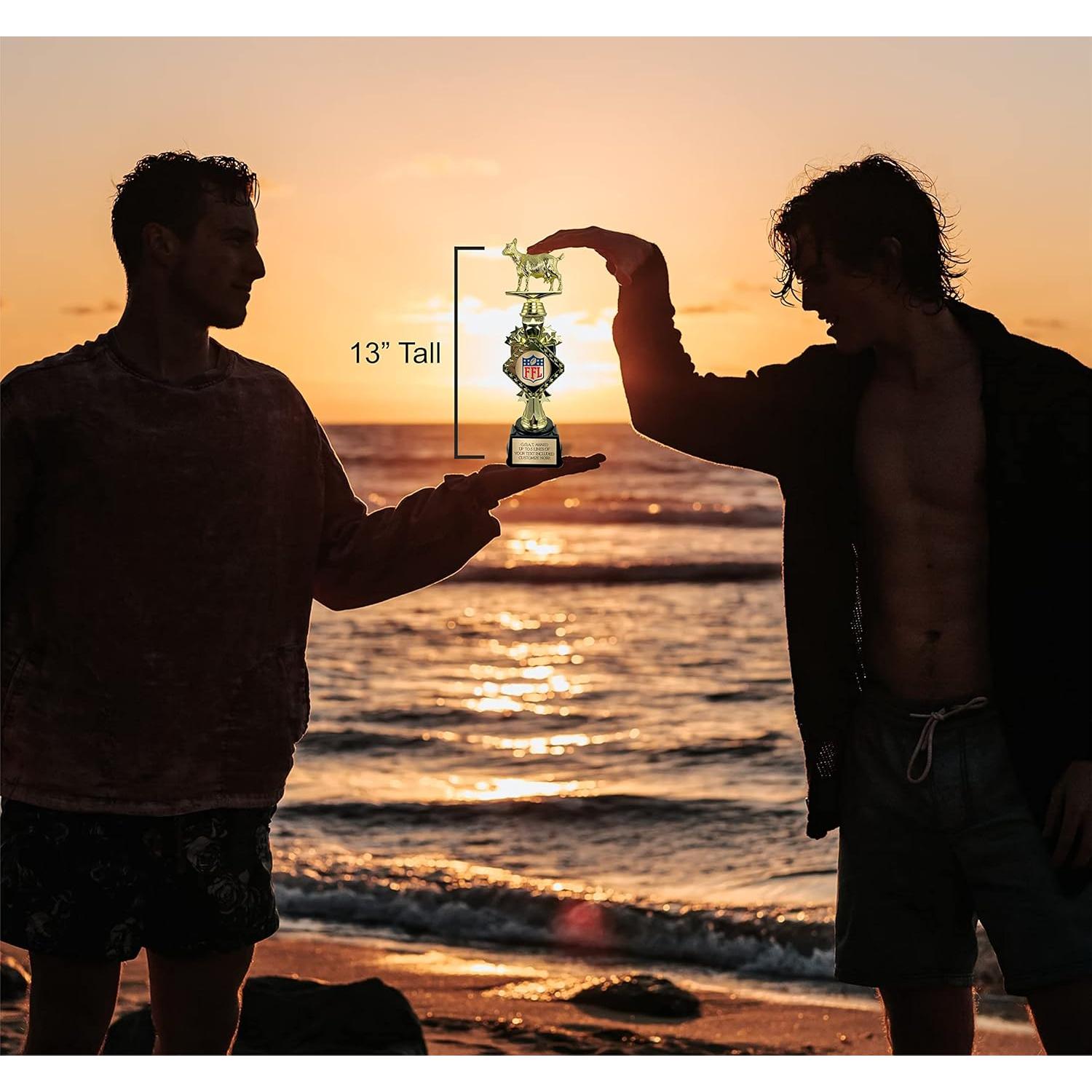 Trofeo de Fútbol Fantasía Personalizable Awards4U 33 cm