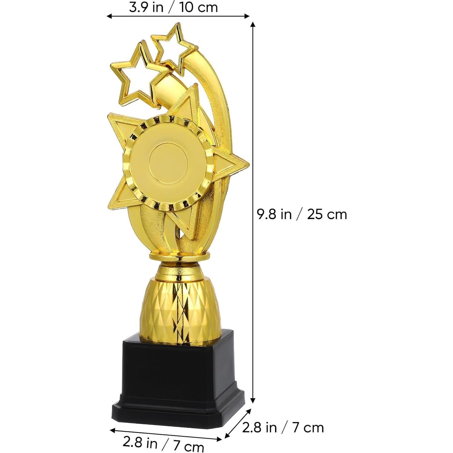 Copa Trofeo Dorado NOLITOY 25 cm 1er Lugar para Eventos