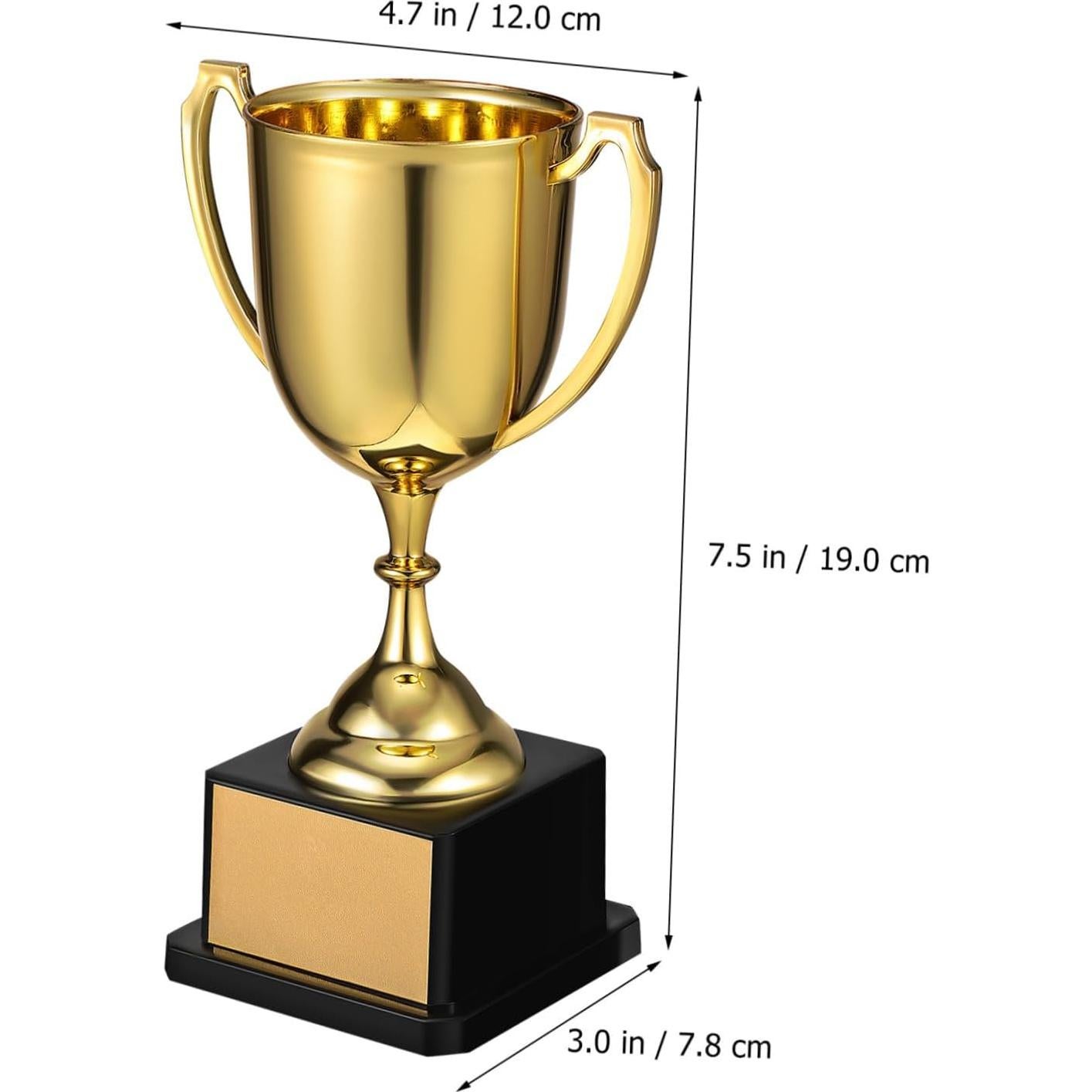 Trofeo de Plástico Veemoon 19 cm para Premios y Reconocimientos