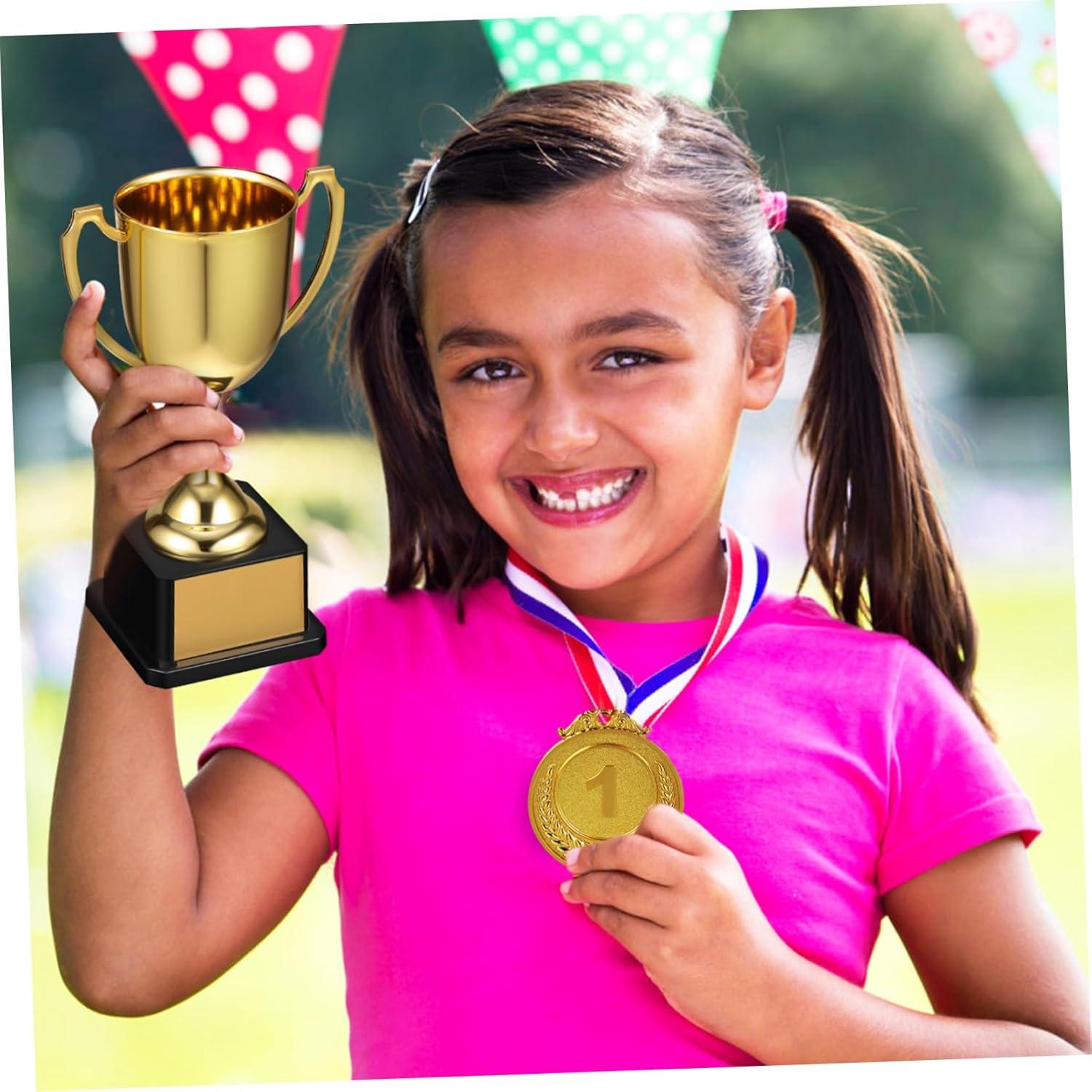 Trofeo de Plástico Veemoon 19 cm para Premios y Reconocimientos