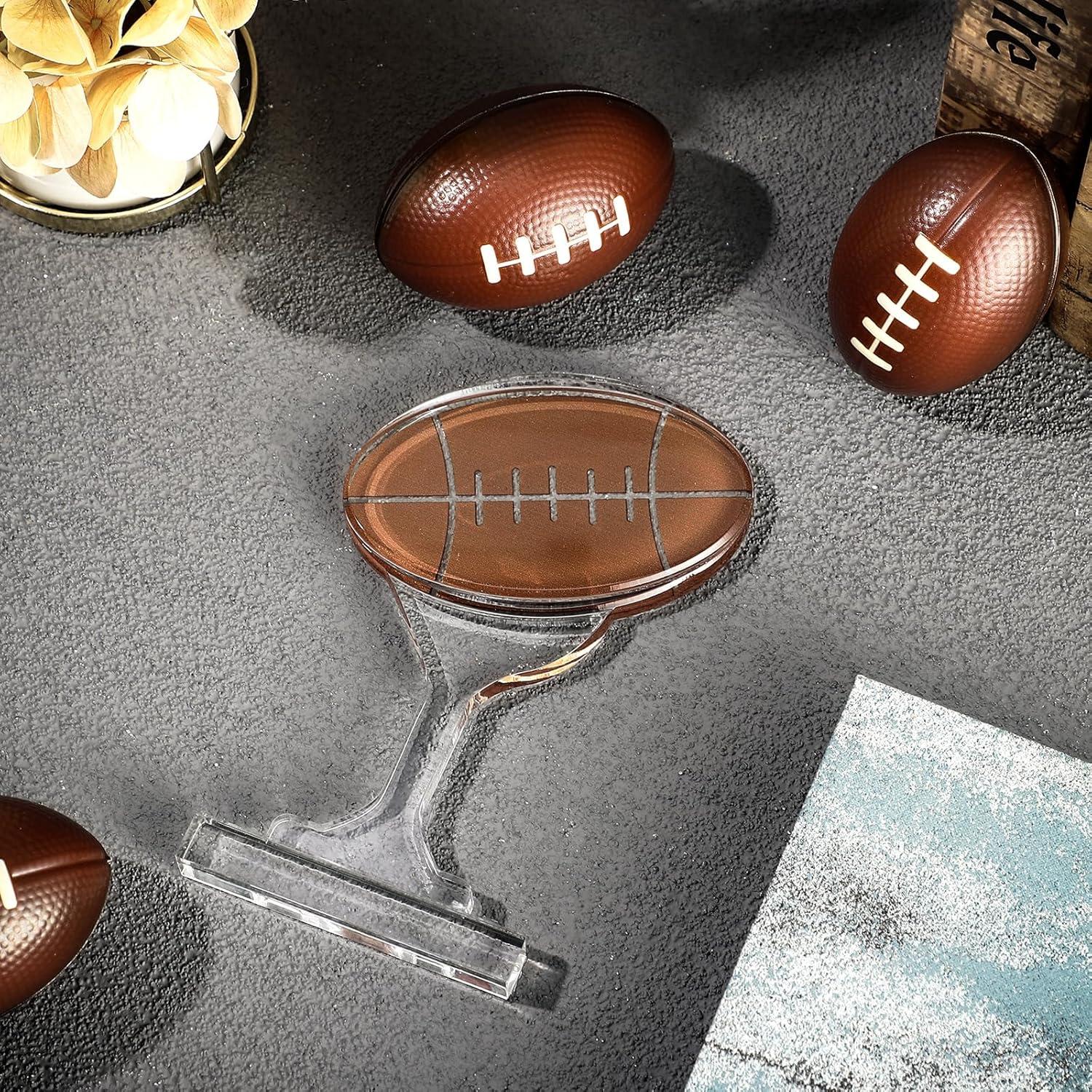 Trofeo de Fútbol Acrílico Moucuny 17 cm Balón Decorativo