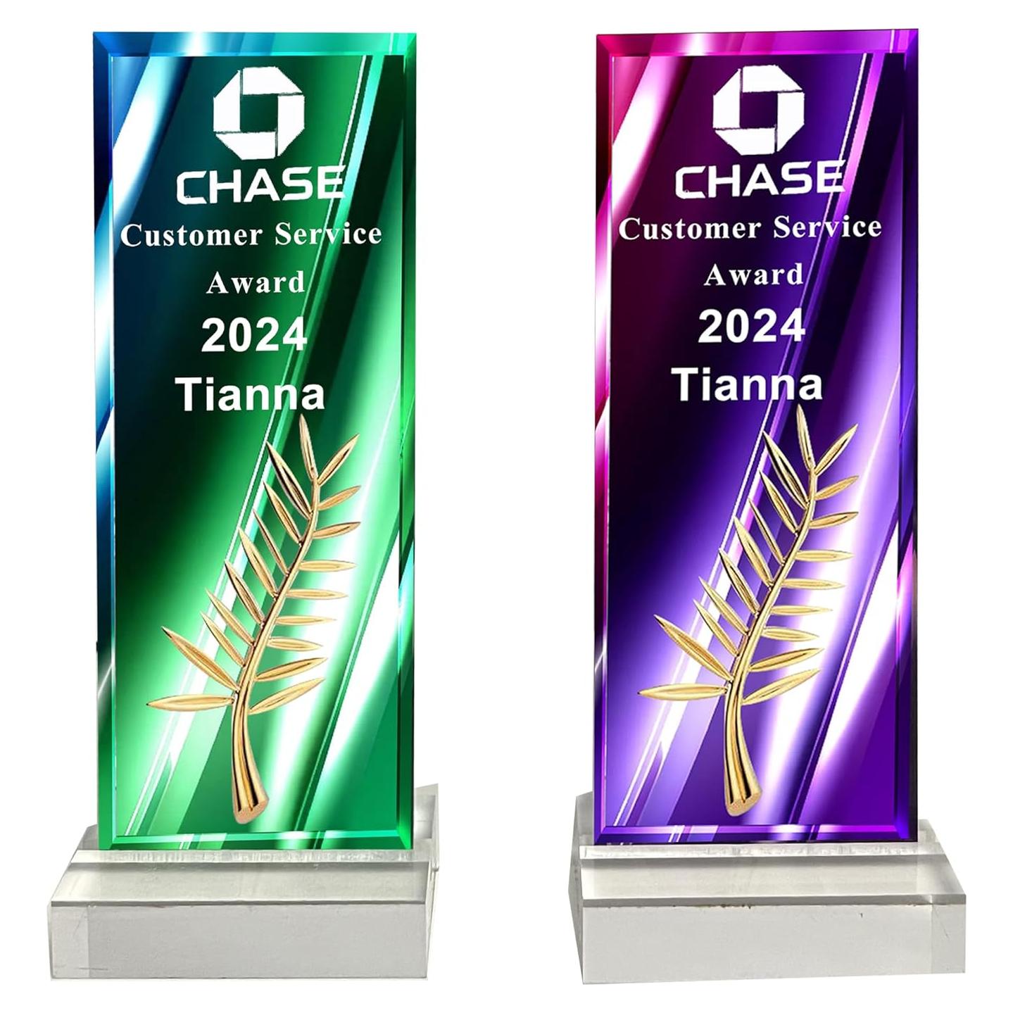 Trofeo Acrílico Personalizado Tina&Co - 20.32x7.62cm