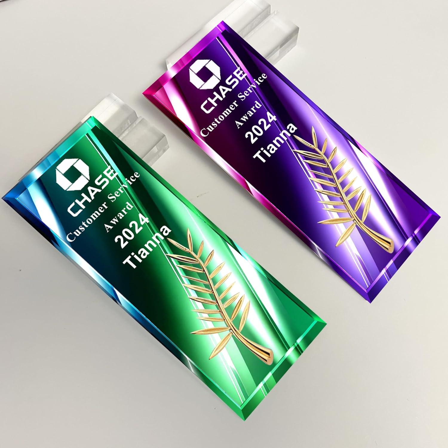 Trofeo Acrílico Personalizado Tina&Co - 20.32x7.62cm