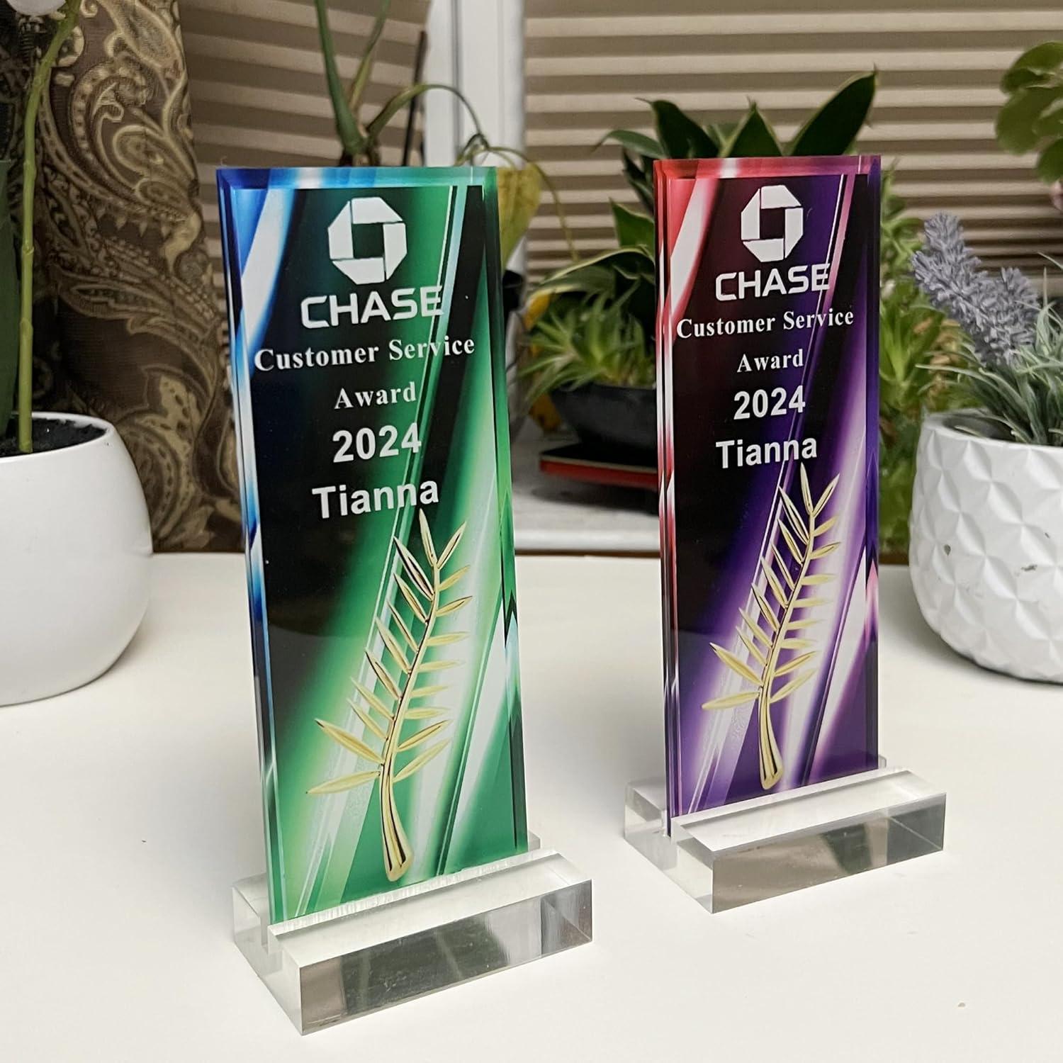 Trofeo Acrílico Personalizado Tina&Co - 20.32x7.62cm