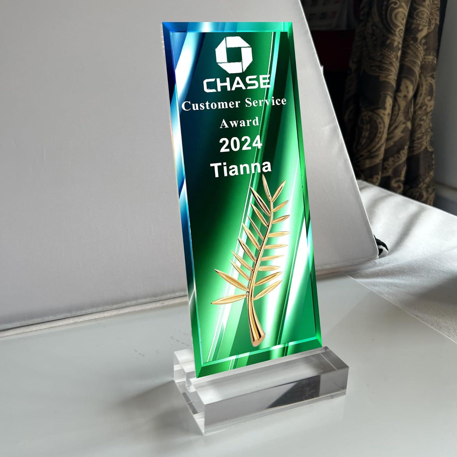 Trofeo Acrílico Personalizado Tina&Co - 20.32x7.62cm