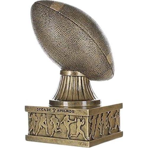 Trofeo de Fútbol Dorado Decade 17.78 cm Personalizado