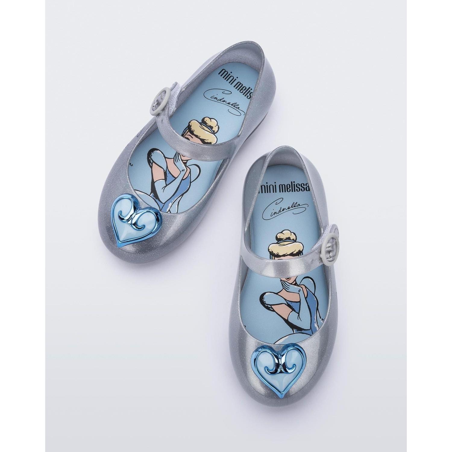 Zapatos de Gel Mini Melissa Sweet Love Cenicienta 19.5x14.6cm