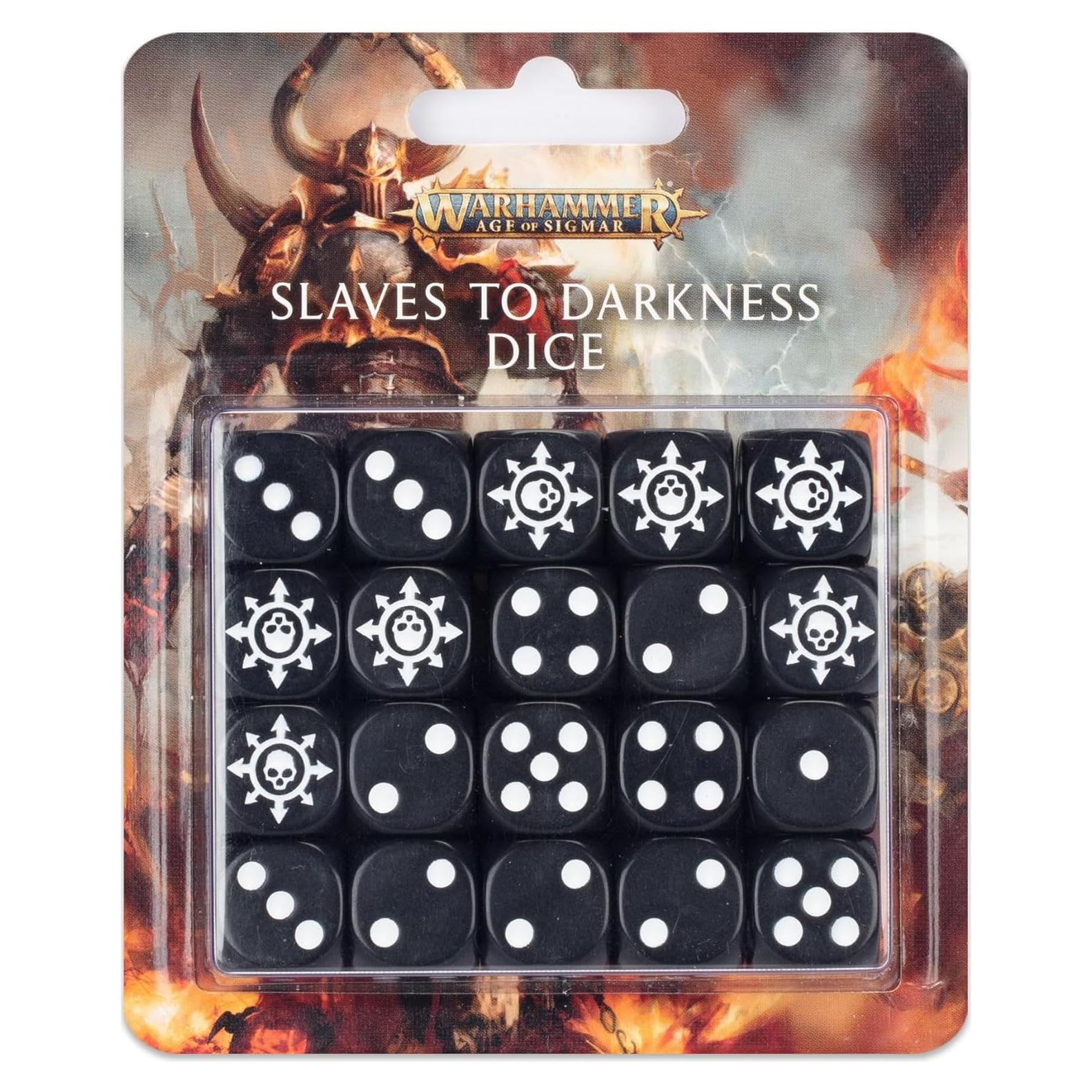 Dados Warhammer Age of Sigmar Esclavos a la Oscuridad 20 unidades
