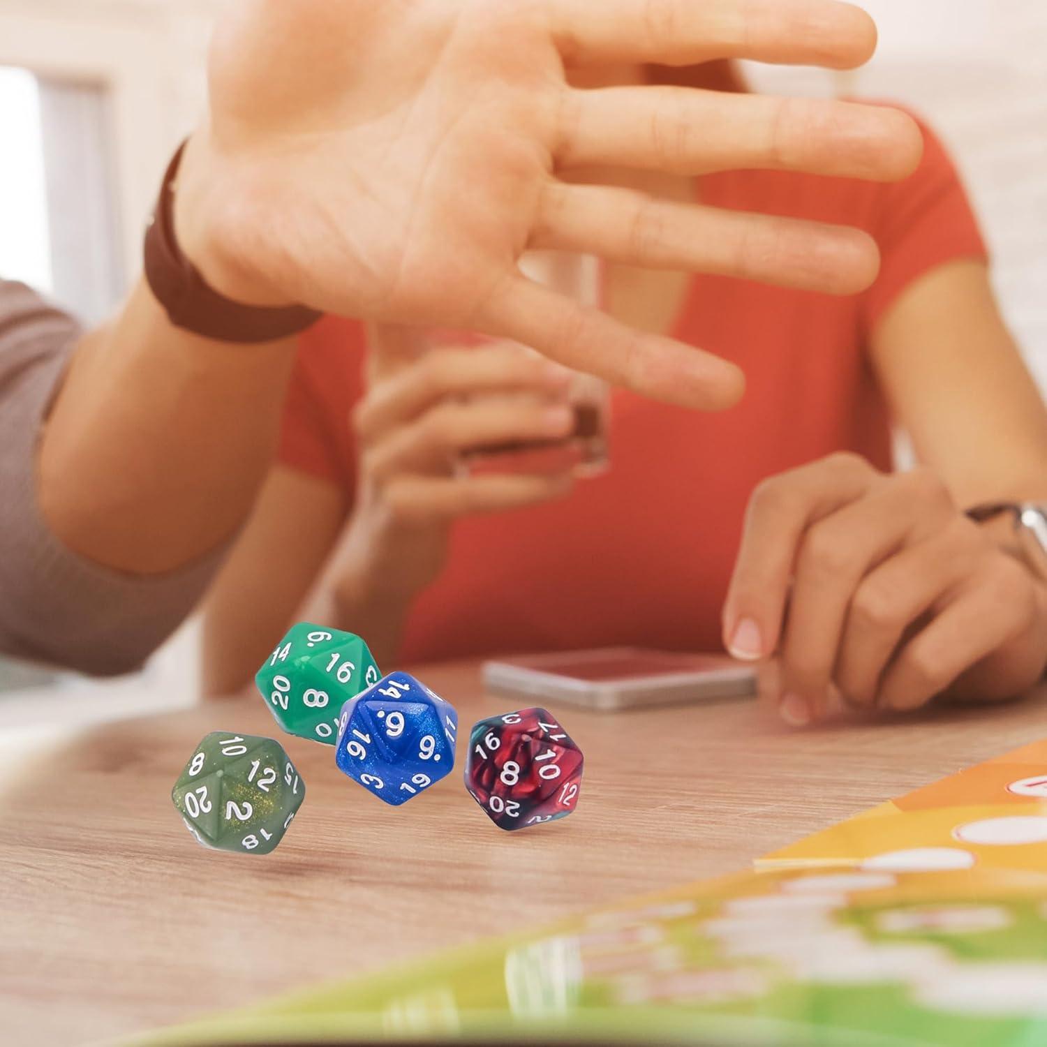 Set de Dados Poliedricos AUSTOR 70 Piezas 20 Caras con Bolsa