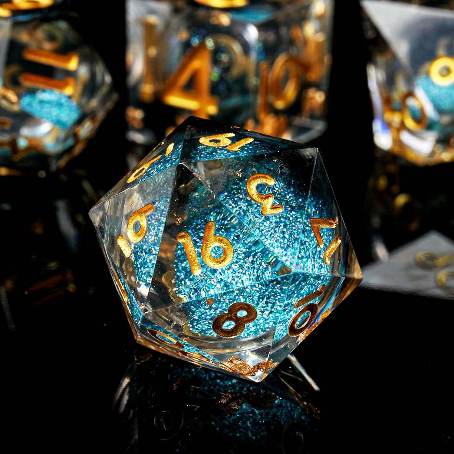 Juego de Dados Poliedricos FugaCity DND 7 Piezas Resina