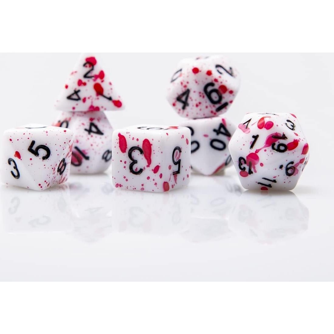 Juego de Dados Poliedricos FLASHOWL D&D Set de 7 Piezas