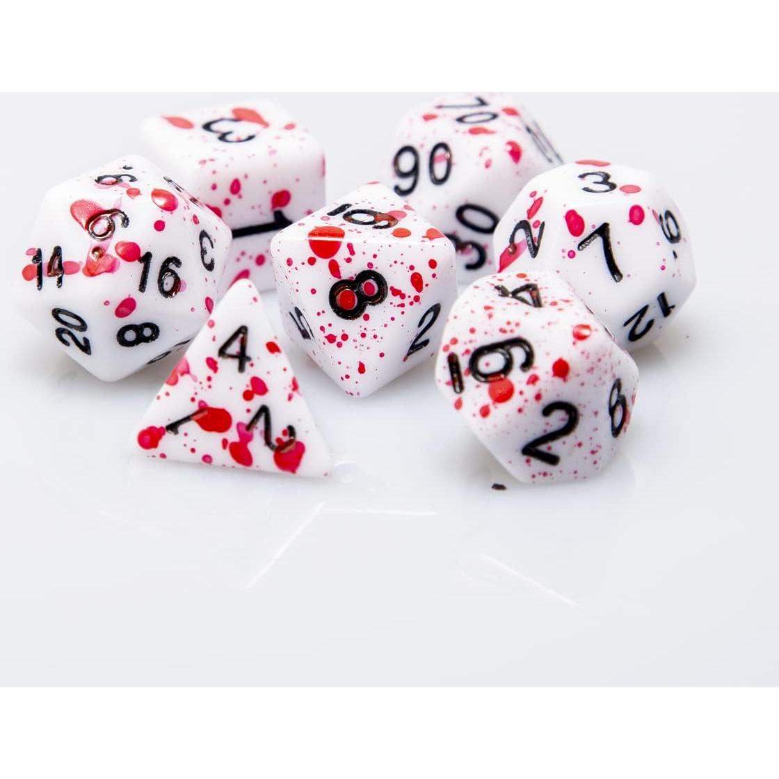 Juego de Dados Poliedricos FLASHOWL D&D Set de 7 Piezas