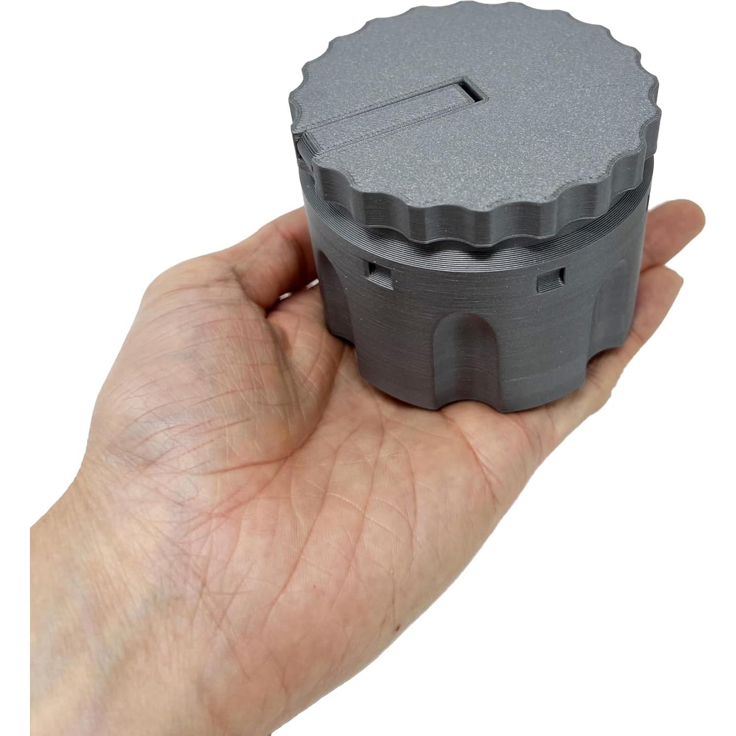 Juego de Dados D20 7 Piezas Munnygrubbers con Cilindro Giratorio