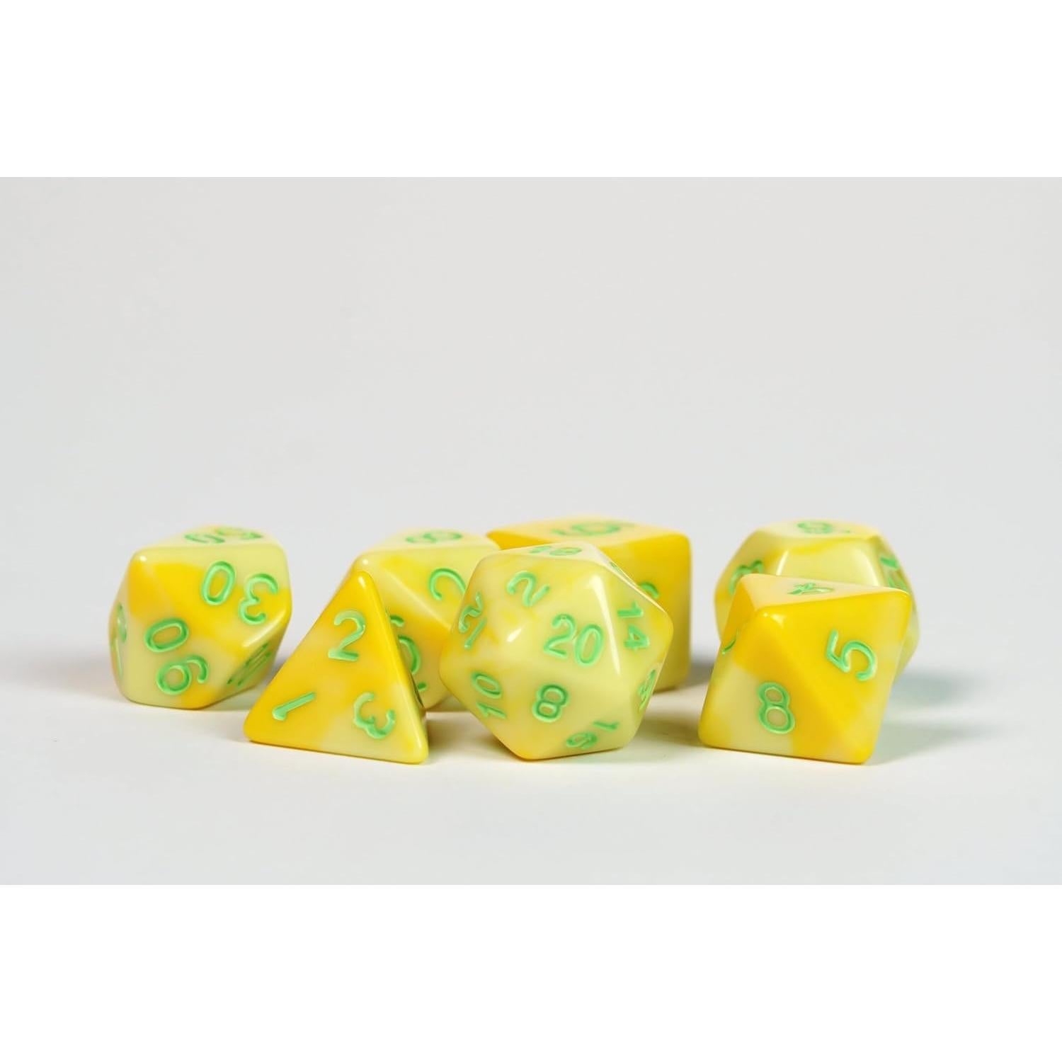 Juego de Dados Kawaii Piña 1985 Games - Dados para DND