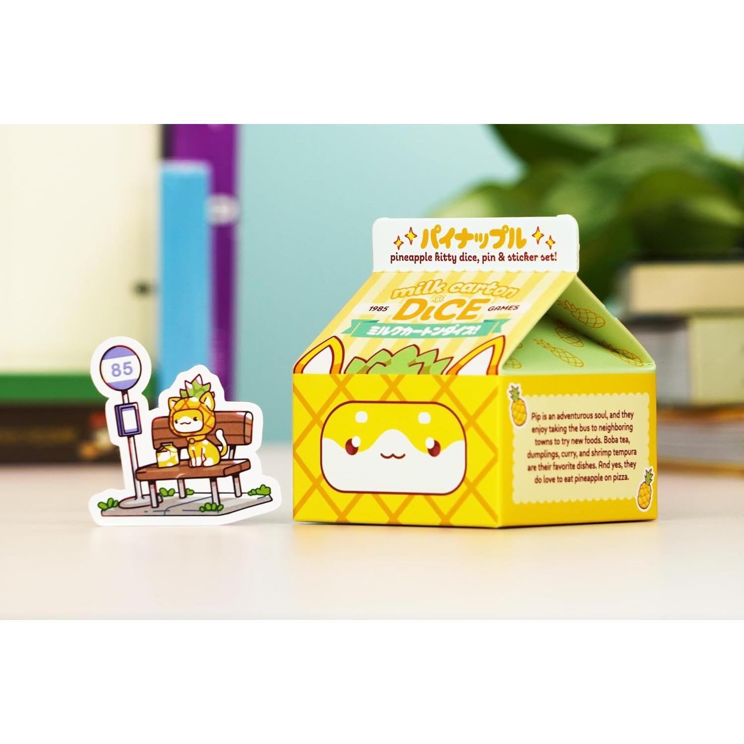 Juego de Dados Kawaii Piña 1985 Games - Dados para DND