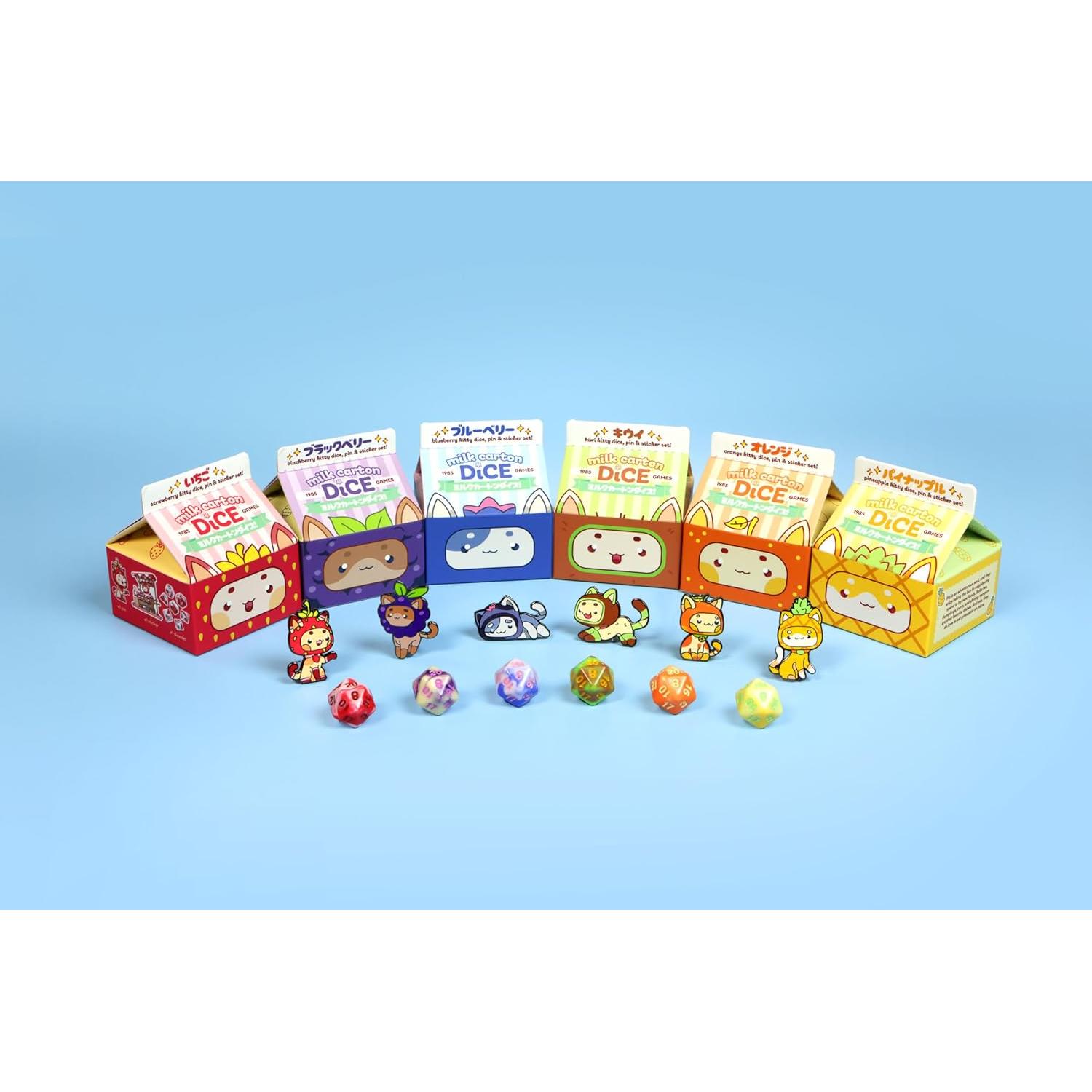 Juego de Dados Kawaii Piña 1985 Games - Dados para DND