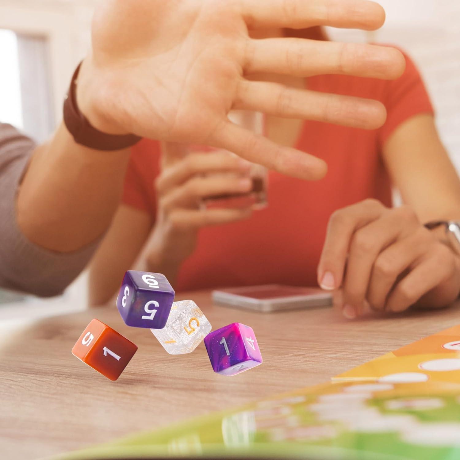 Juego de Dados de 6 Caras AUSTOR 56 Piezas con Bolsa