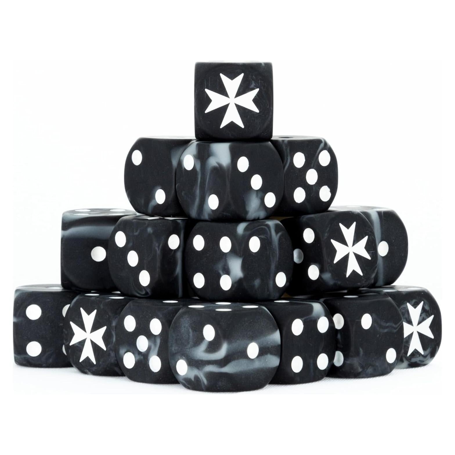 Dados de Resina Redondos Barón de Dados - Set de 25