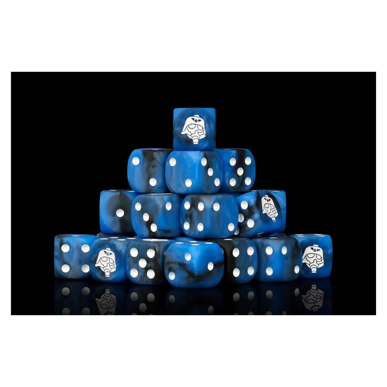 Dados de Resina Kloned Corps Baron of Dice - 25 Piezas 16mm