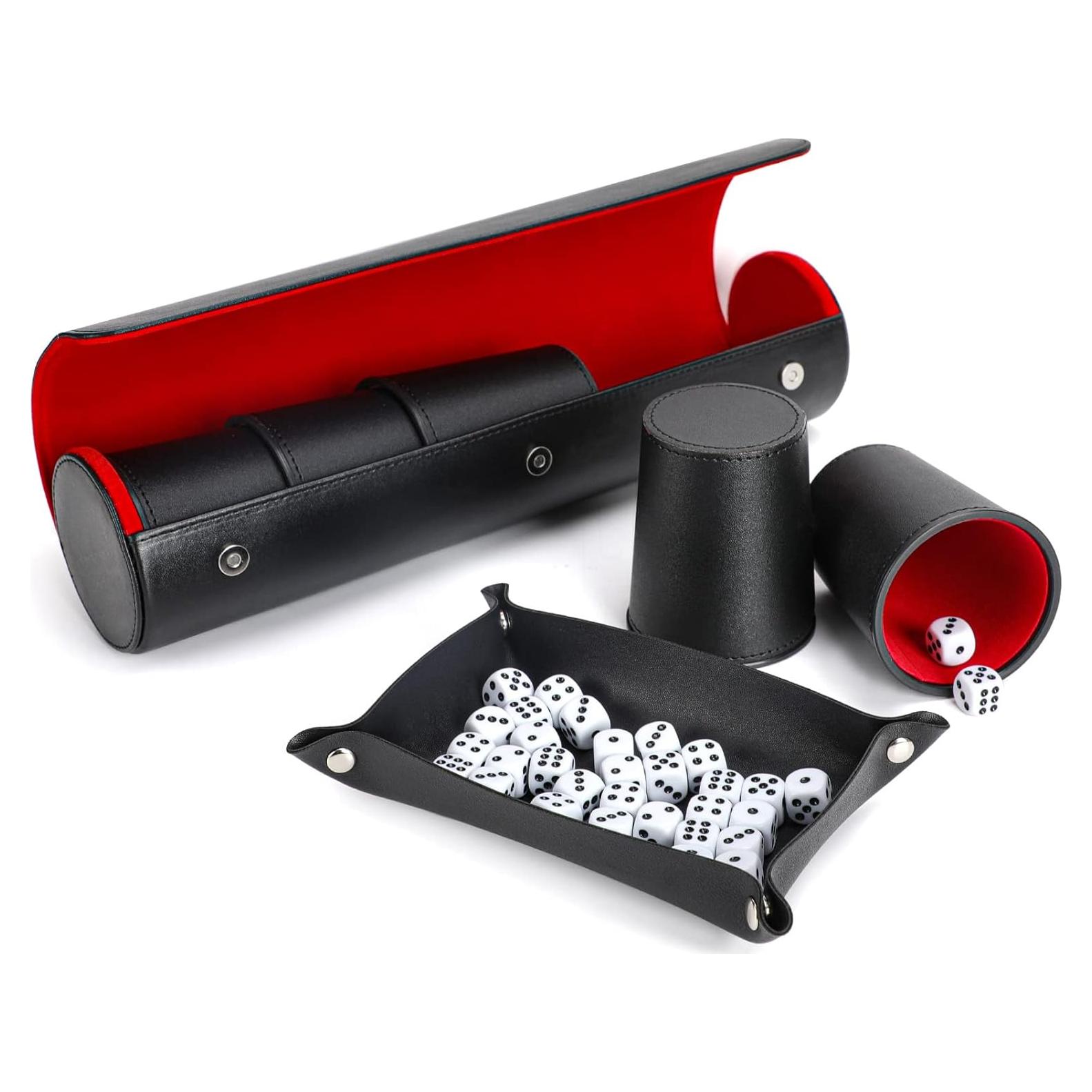 Juego de Dados de Fiesta ImnBest con 5 Copas y 25 Dados