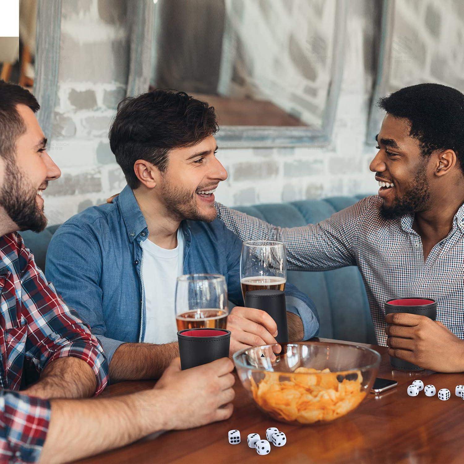 Juego de Dados de Fiesta ImnBest con 5 Copas y 25 Dados